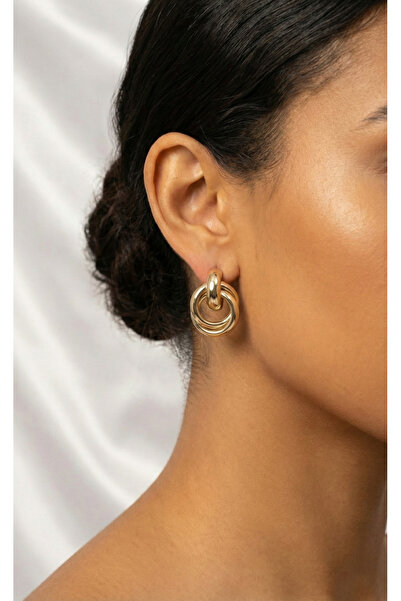 İris Jewelrys Çelik Rose Gold Küpe