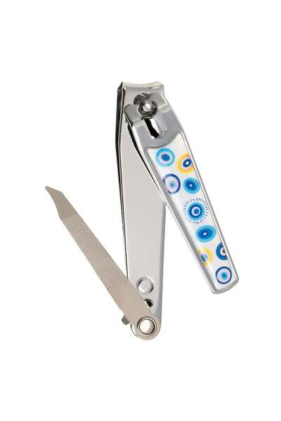 OEM Metal Nail File with Eye Pattern 8cm