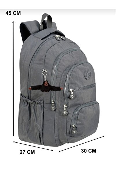 ÇANTAM GELSİN Luxury Crinkle Fabric High School and Middle School Backpack wi...