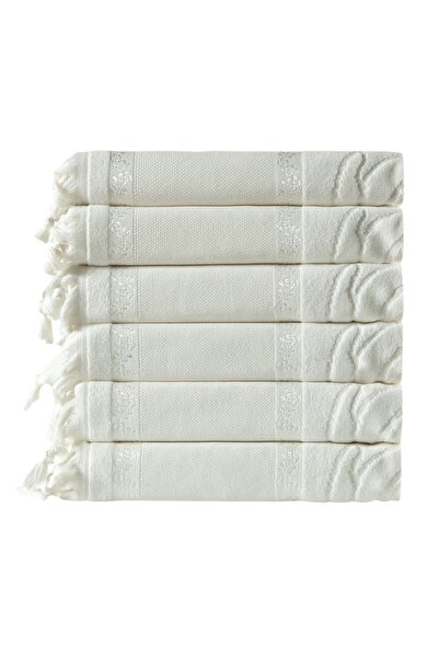 Fiesta Tekstil 30X50 Etamine 6-Piece Kitchen Towels with Attached Ties for Pr...