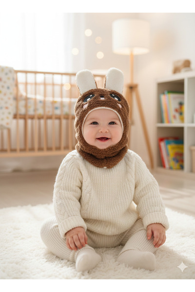 ÇağlaDesign Children's Mask Beanie
