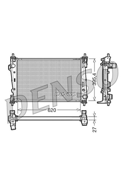 DENSO Radiator, Racire Motor Drm01007 Alfa Romeo Giulietta