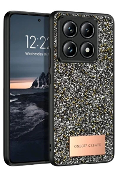 cepmoda Mi̇ "14T Pro" Bright Silvery Luxury Design Elite Cover/Case - Silver