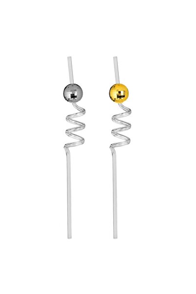 OEM Paie Fancy Reutilizabile Spiralate Transparente din Plastic Disco Ball Ø6...