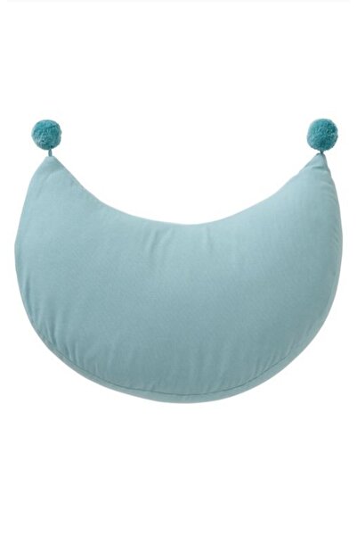 IKEA Gokvalla Blue Cushion 45X34X8 cm Stylish Half Moon, Seat and Armchair Cu...