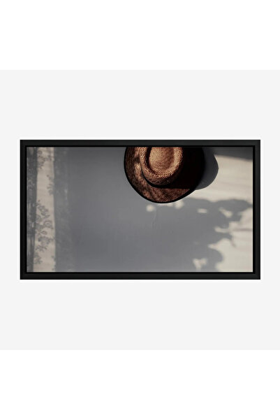 Tajridhome لوحة قبعة - قبعة قش - ظل خفيف - هادئ - لوحات فنية مودرن - لوحات كا...