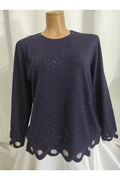 DİLEĞİM BUTİK ÖNÜ VE KOLLARI SİMLİ KOL AĞZI VE ALTI DANTELLİ SIFIR YAKA NERGİ...