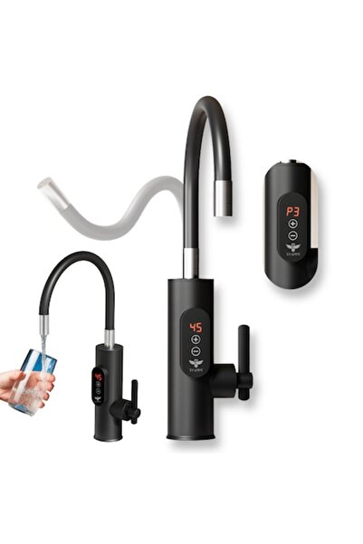 Tzappy Instant electric hot water tap, Tzappy, 3300W, LED digital display, Co...