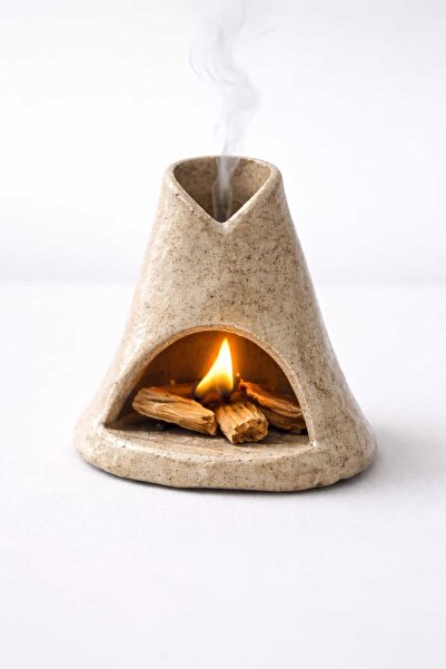 Cogo Seramik El Yapımı Stoneware Seramik Palo Santo Tütsülük | Doğal Ritüel O...