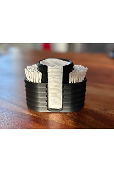 hediyesepetinde Cotton and Swab Organizer – Multi-Compartment Organizer for D...