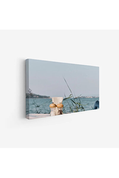 Tajridhome لوحة شاطئ - زجاجات ملح وفلفل - سماء زرقاء - هادئ - لوحات طبيعة - ل...