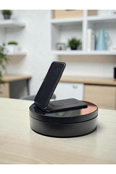 ÖzokStore Manyetik Standlı Deri Magsafe Cüzdan Arkası Kartlıklı