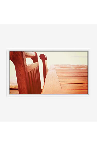 Tajridhome لوحة طبيعة هادئة - طاولة خشبية - ألوان دافئة - هادئ - لوحات طبيعة ...
