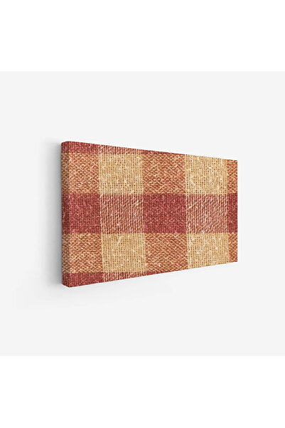 Tajridhome Wall art - checkered pattern - warm colors - relaxing - modern art...