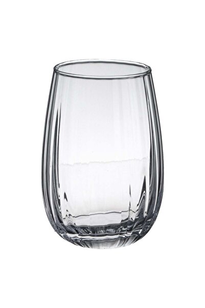 OEM Pahar din Sticla cu Dunga 'Bubble' pentru Apa 380ml