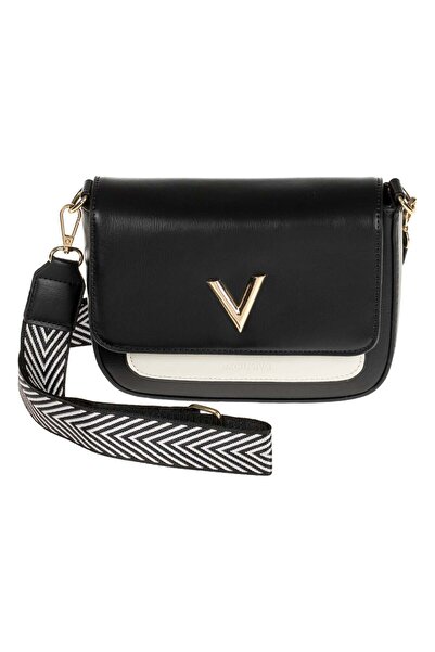 OEM Matte Black Crossbody Shoulder Bag Wide Strap for Women 21x8x15cm