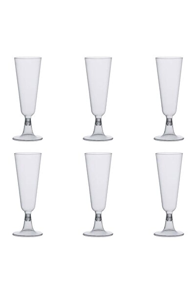 OEM Set Pahare Reutilizabile din Plastic Transparent pentru Sampanie 150ml - ...