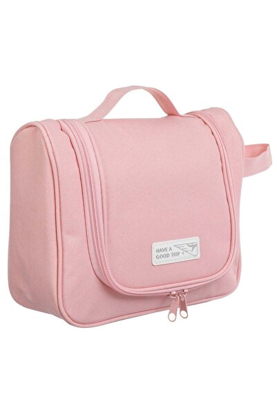 OEM Pink Wallet with Handle "Have a good trip" 24x9x19cm