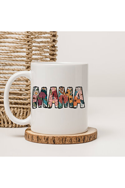 Er-Se Tasarım Special Food Design Mug for Mother's Day, White Mug as a Gift f...