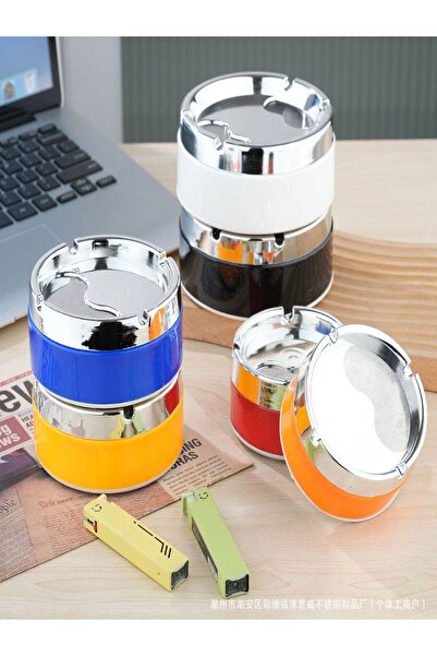 Özasya AVM Kokusuz Oynar Kapaklı Plastik Lüks Küllük Kaliteli Kül Tablası