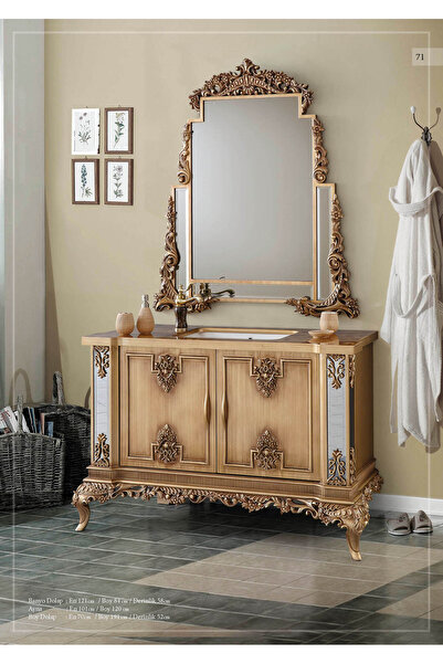 Dekordelisi Antik Avantgarde Poliüretan dolu döküm bd:121x84x58 bydlp:70x191x...