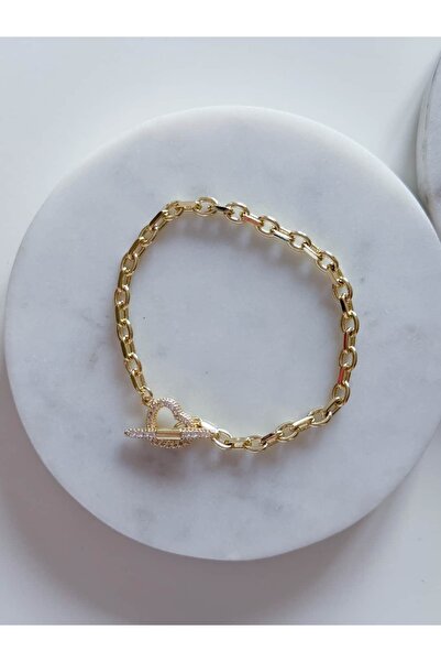 CHARMLUCKY Special Series Stone Heart Lock Bracelet