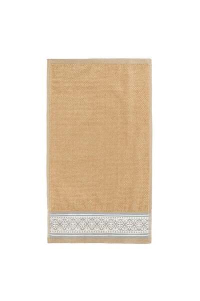 OEM Beige Kitchen Towel with "Border Tiles" Pattern 60x35cm
