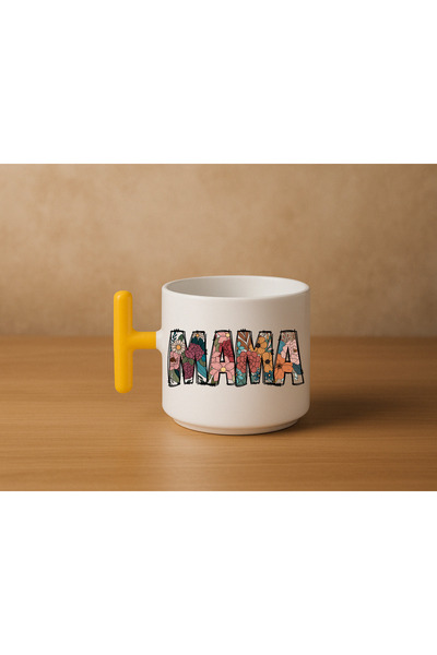 Er-Se Tasarım Special Food-Designed Mug for Mother's Day, Yellow t Mug as a G...