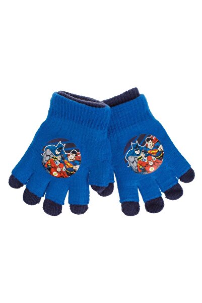 OEM Manusi Duble Albastre Justice League pentru Copii 6-8 Ani - 1 pereche