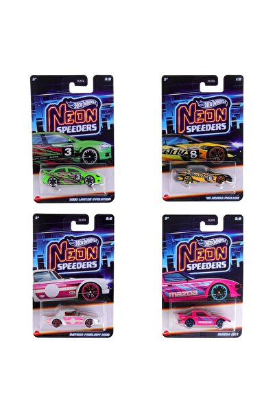 OEM Hot Wheels Speeders Neon Car - Mattel