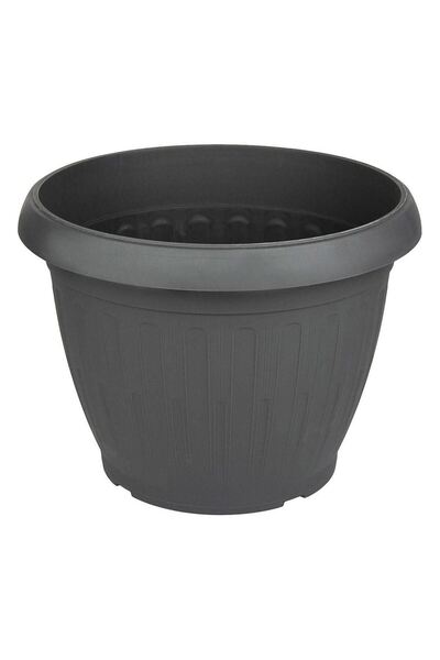 OEM Ghiveci Flori din Plastic Antracit Ø50x38cm - 45l