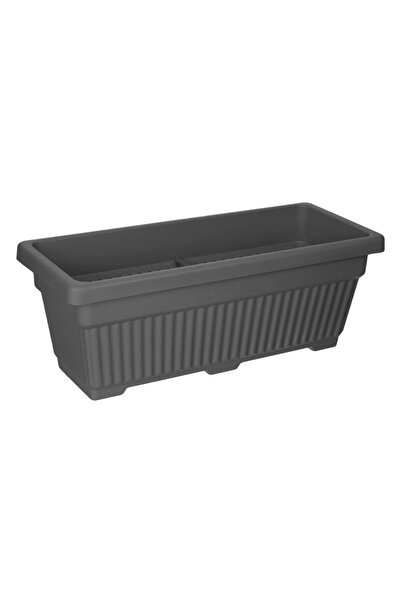 OEM Anthracite Plastic Planter 75x31x28cm - 42L