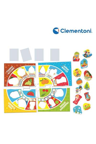 OEM Agerino Educational Game Months & Seasons - Clementoni