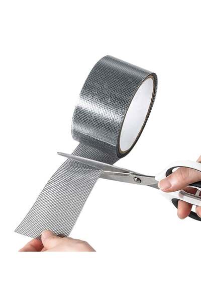 OEM Banda Reparatoare Plasa Gri 2m x 5cm