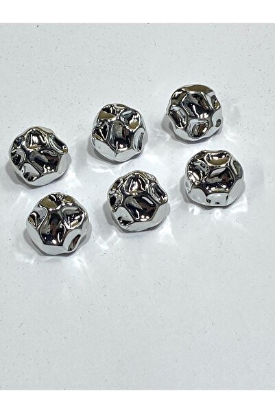 karantuhafiye Matte Metalized Cardigan Vest Button / Set of 6 / 1.5 cm / M2555
