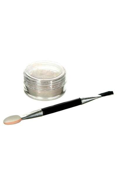 OEM White Iridescent Effect Nail Powder with Brush 1g