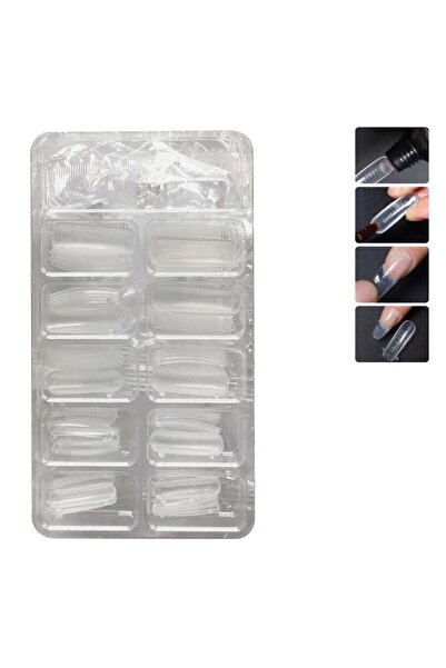 OEM Reusable Acrylic Tips & 5 Clips - 100pcs