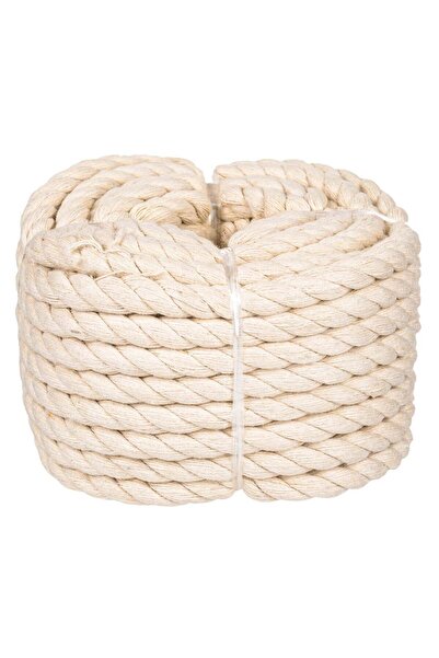 OEM Sfoara Multifunctionala din Bumbac Alb 12m x 10mm