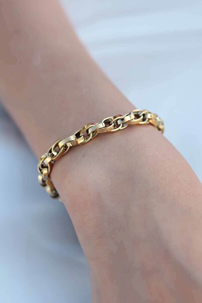 Skygo Gold Color Steel Chain Women's Bracelet - TJ-BB4429