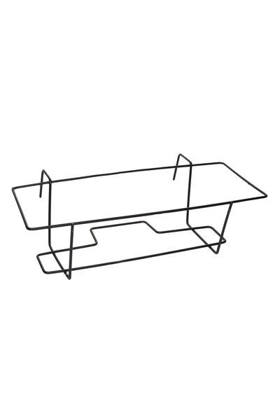 OEM Suport Ghiveci Flori Suspendabil Metalic Negru 51x22x15.5cm