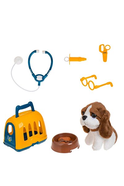 OEM Jucarie Transportator Galben Bleu pentru Caine cu 9 Accesorii