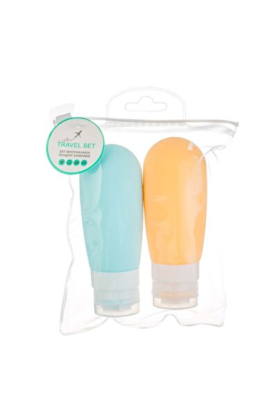 OEM Set Sticle din Silicon Ciel Portocalie de Calatorie 100ml