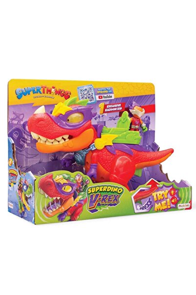 OEM Set de Joaca Super Things Dinozaur cu Figurina Super Dino V-Rex - AS