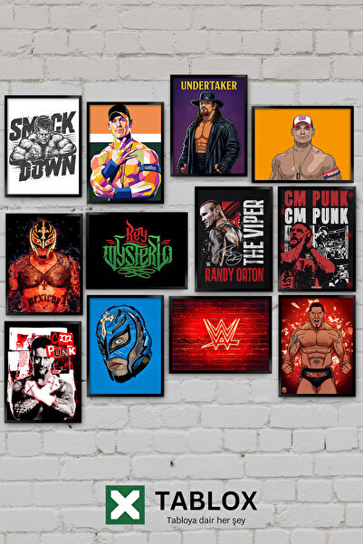 TABLOX Wwe Smack down American Wrestling John Cena Undertaker Rey Mysterio 12...