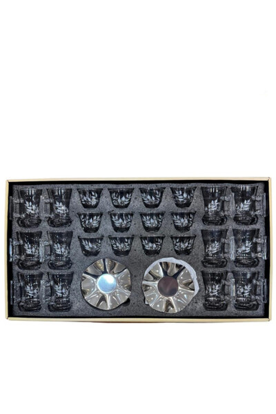 Urbanza 36-Piece Premium Arabic Tea & Coffee Glass Set with Saucers | Luxury ...