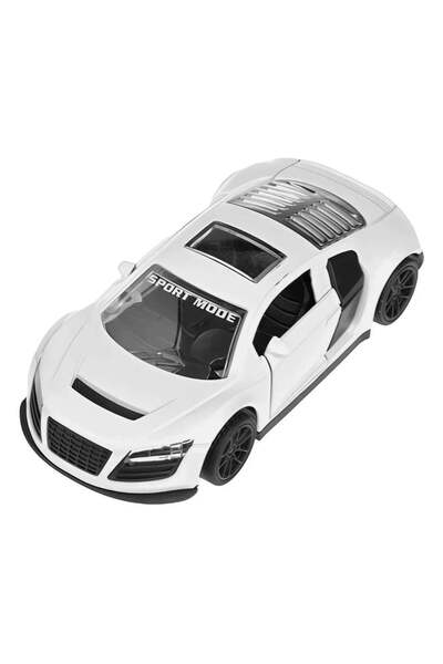 OEM White Car with Opening Doors 1:43