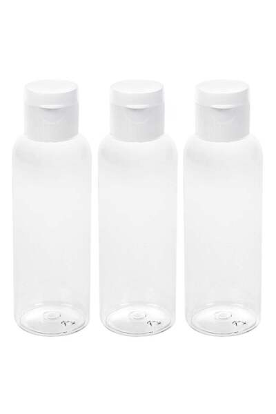 OEM Set of 3 Transparent Travel Bottles 100ml