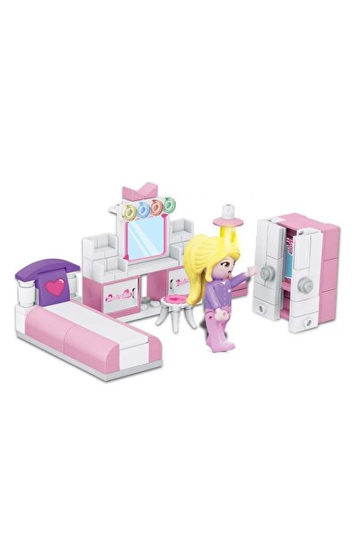 OEM Cuburi de Constructie Dormitor cu 1 Figurina (111 de piese)