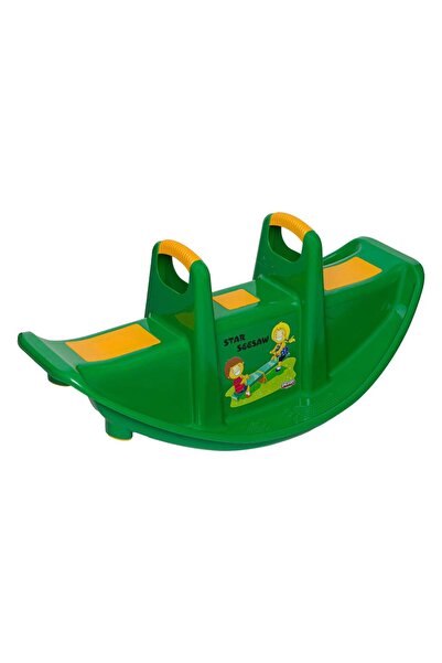 OEM Balansoar Verde din Plastic cu 3 Locuri 109x60.5x56cm