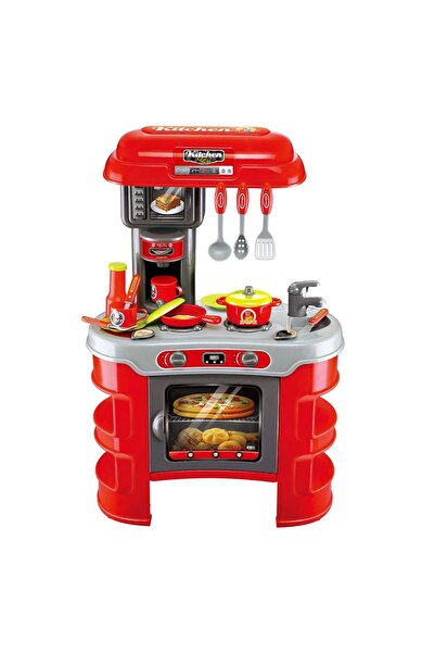 OEM Kitchen with Stove, Sound, Light & 23 Accessories for Kids